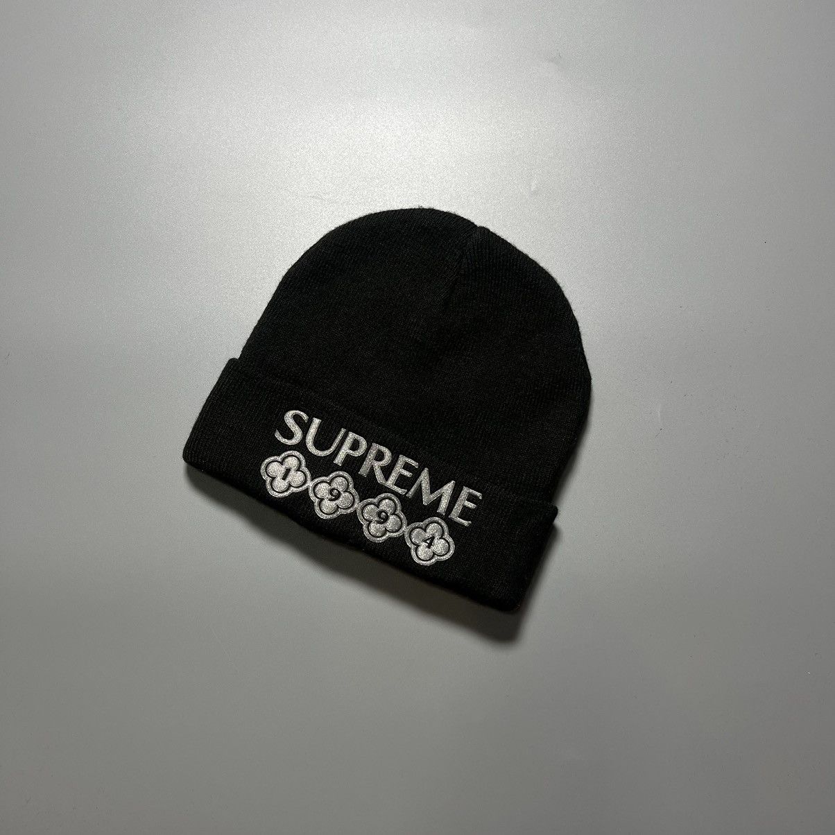 Supreme Supreme Glitter Beanie F21 "Black" Size ONE SIZE - 1 Thumbnail