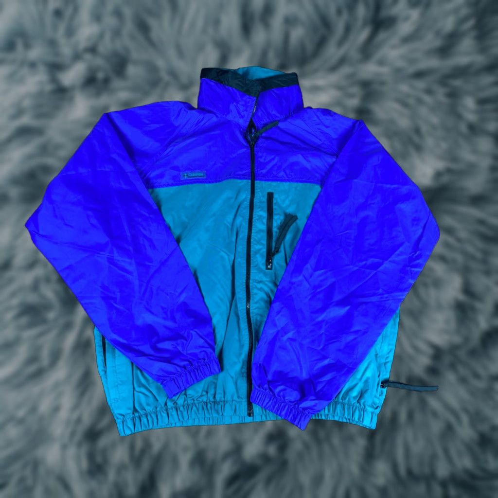 Vintage VINTAGE Columbia Sportswear Windbreaker Jacket Mens M Purple 90s Aqua Size US M / EU 48-50 / 2 - 1 Thumbnail