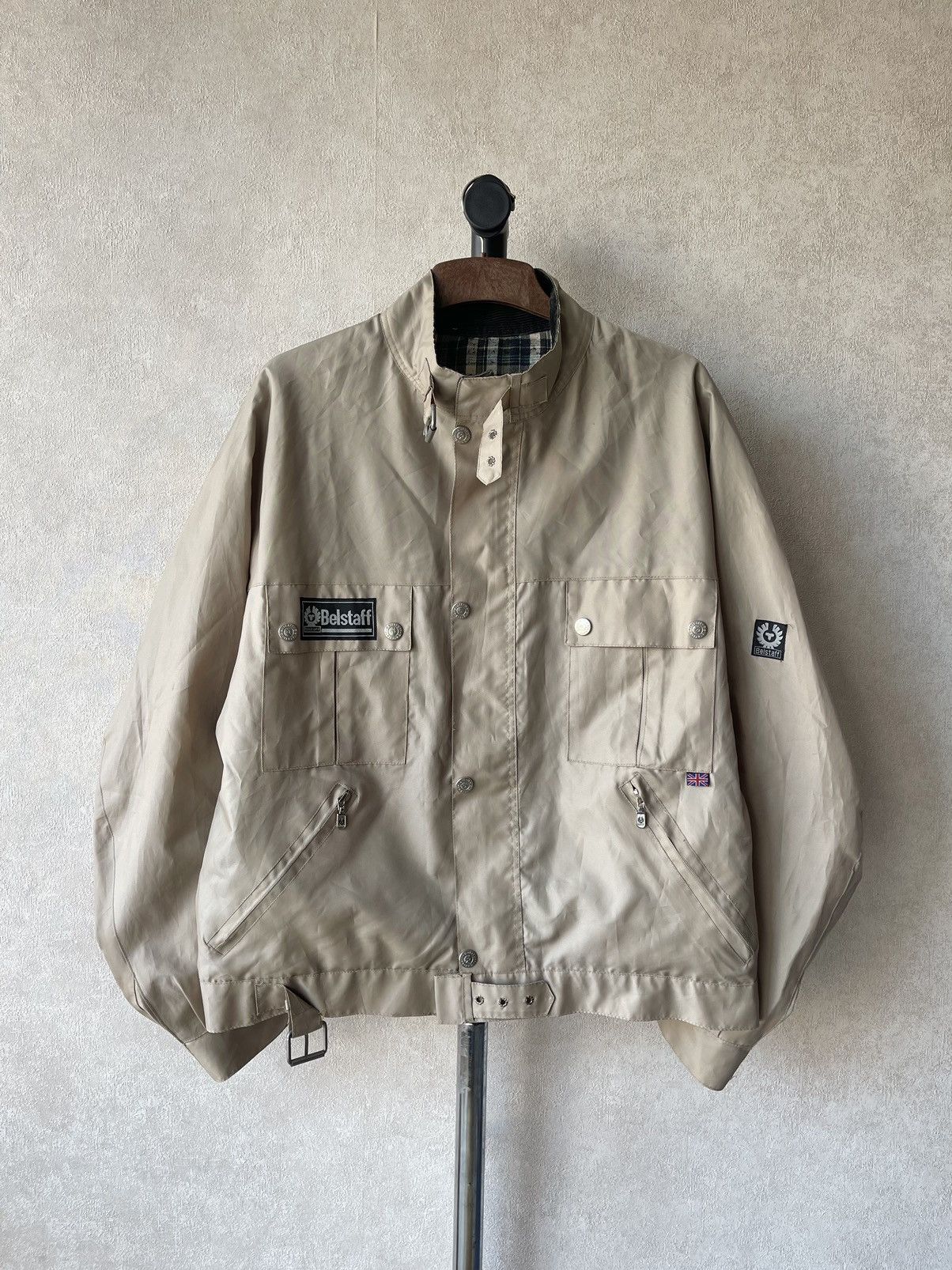 Belstaff 90s Belstaff Nylon Biker Motorcycle Lightweight Jacket Size US L / EU 52-54 / 3 - 2 Thumbnail