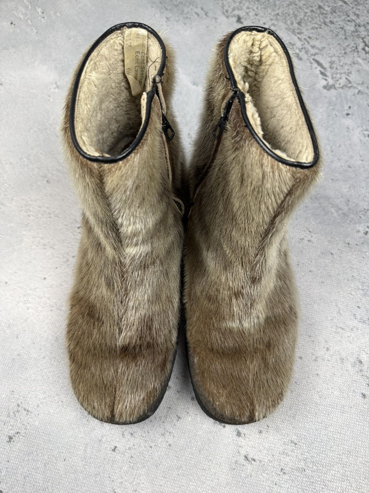 Japanese Brand Vintage Seal Fur Winter Boots Island Arctic Shearling Rare Size US 7.5 / IT 37.5 - 13 Thumbnail