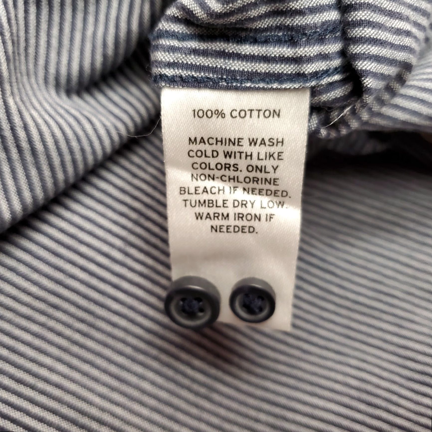 Vintage Wallin & Bros Shirt Mens L Gray Black Striped Short Sleeve Button Casual Size US L / EU 52-54 / 3 - 5 Thumbnail