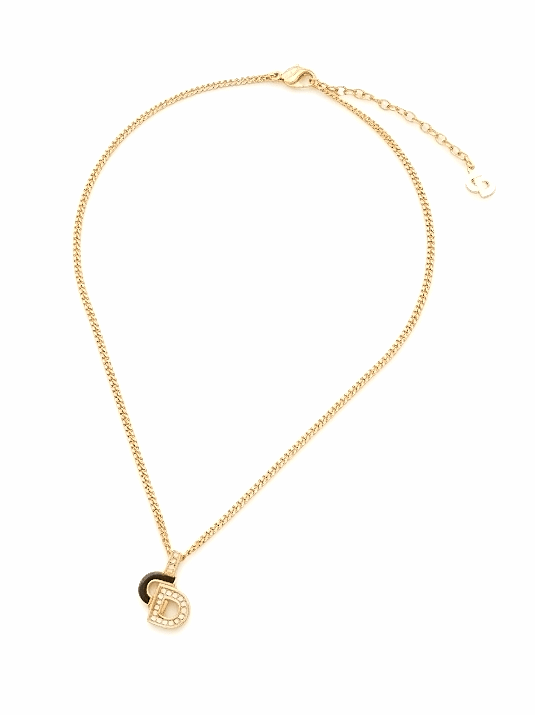 Dior Authentic Vintage Christian Dior CD Logo Pendant Necklace Size ONE SIZE - 3 Thumbnail