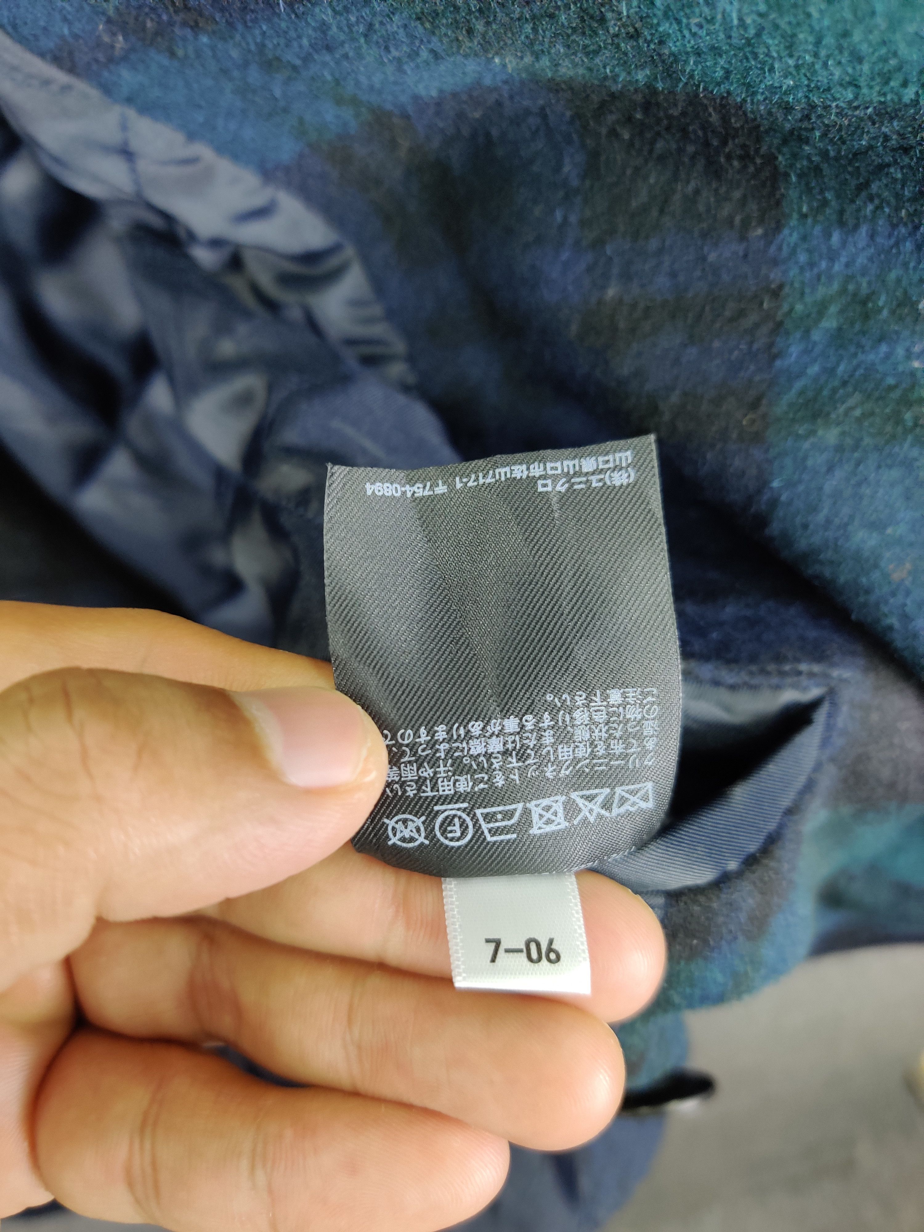 J.W. Anderson Uniqlo Wool Checked Double Breasted Coat