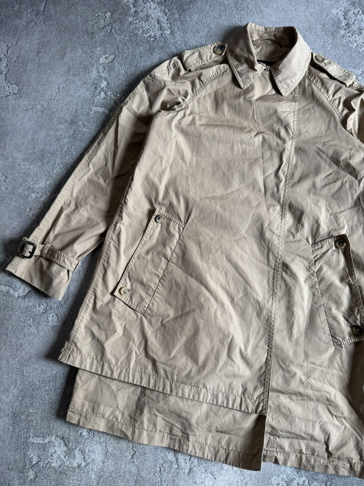 Allsaints AllSaints 12size Hanover Trench coat jacket old money 00s Size XL / US 12-14 / IT 48-50 - 9 Thumbnail