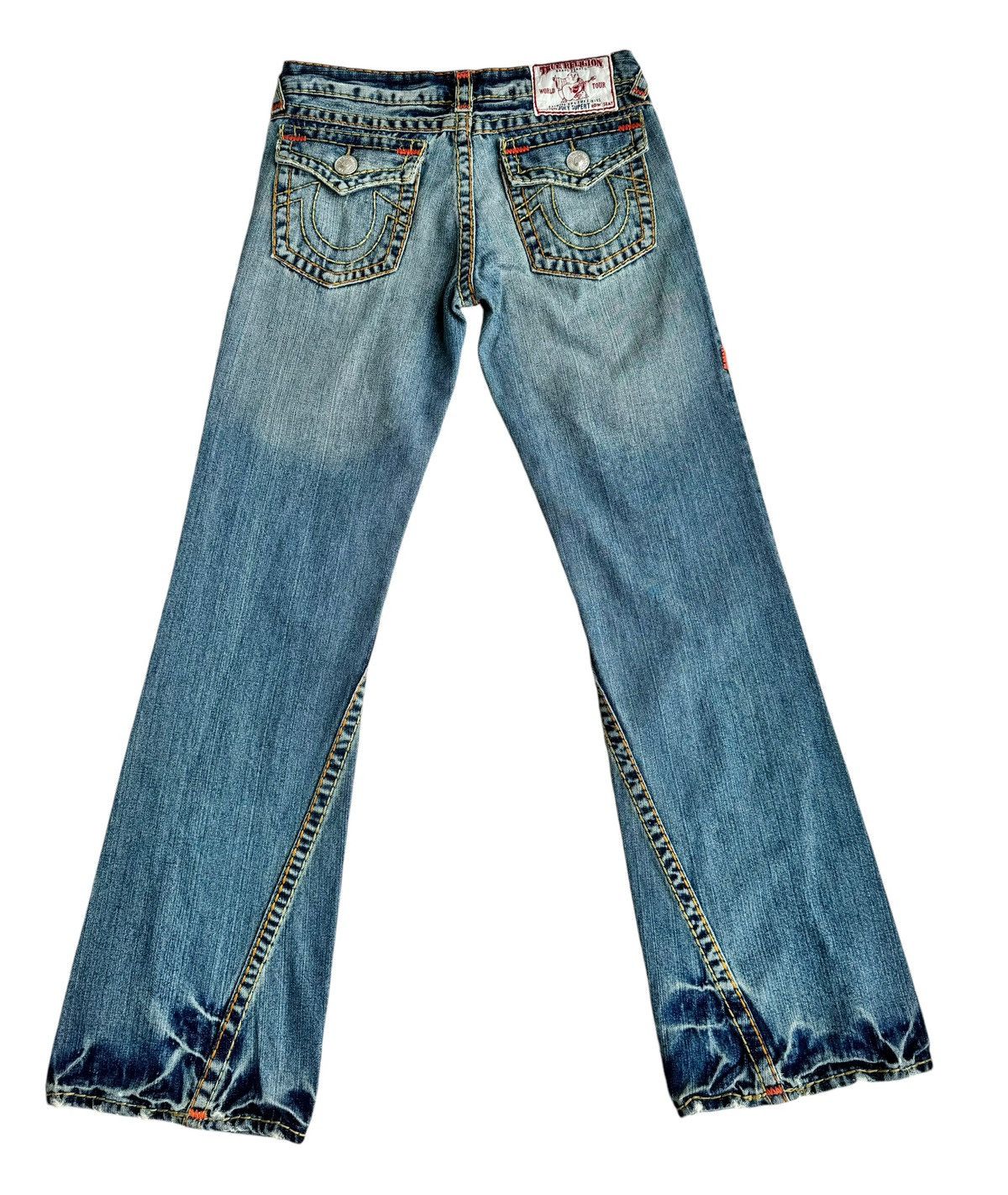Japanese Brand Rare Japanese Brand Super Flare True Religion Jeans Size US 29 - 4 Thumbnail