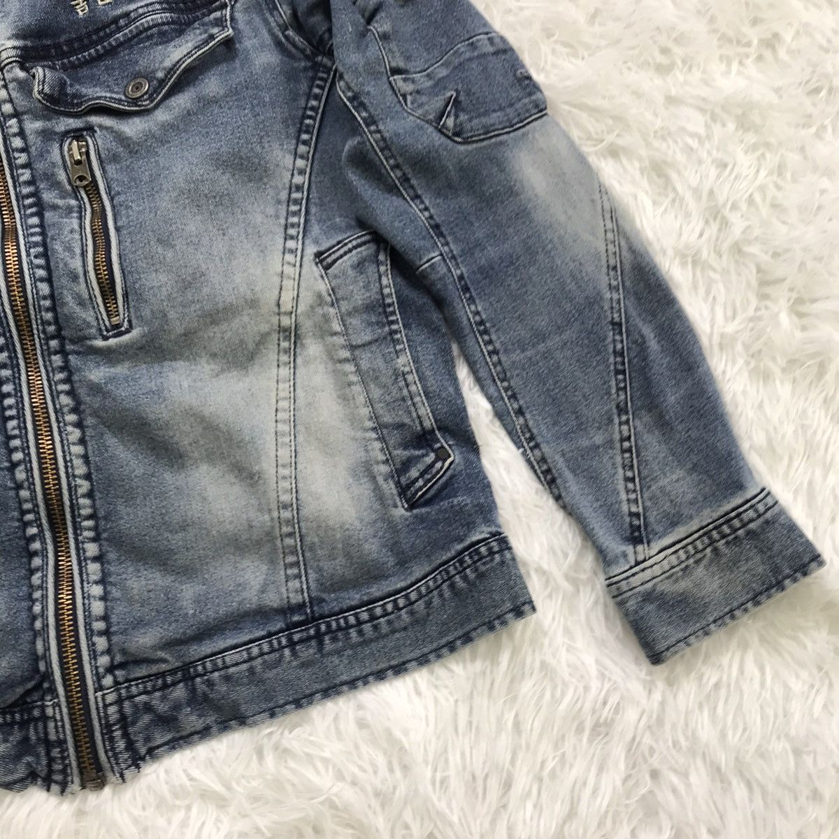 Japanese Brand I’Z Frontier toughness stretch denim jacket Size US M / EU 48-50 / 2 - 5 Thumbnail