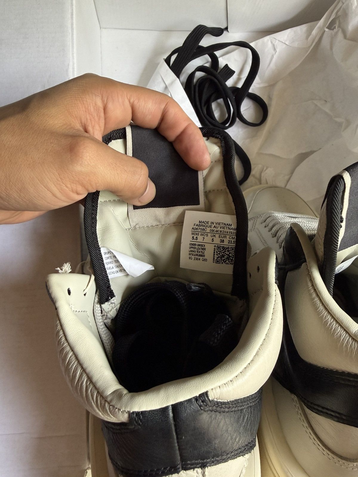 Converse × Rick Owens Drkshdw Rick owens x converse UNDER Size US 5.5 / EU 38 - 7 Thumbnail
