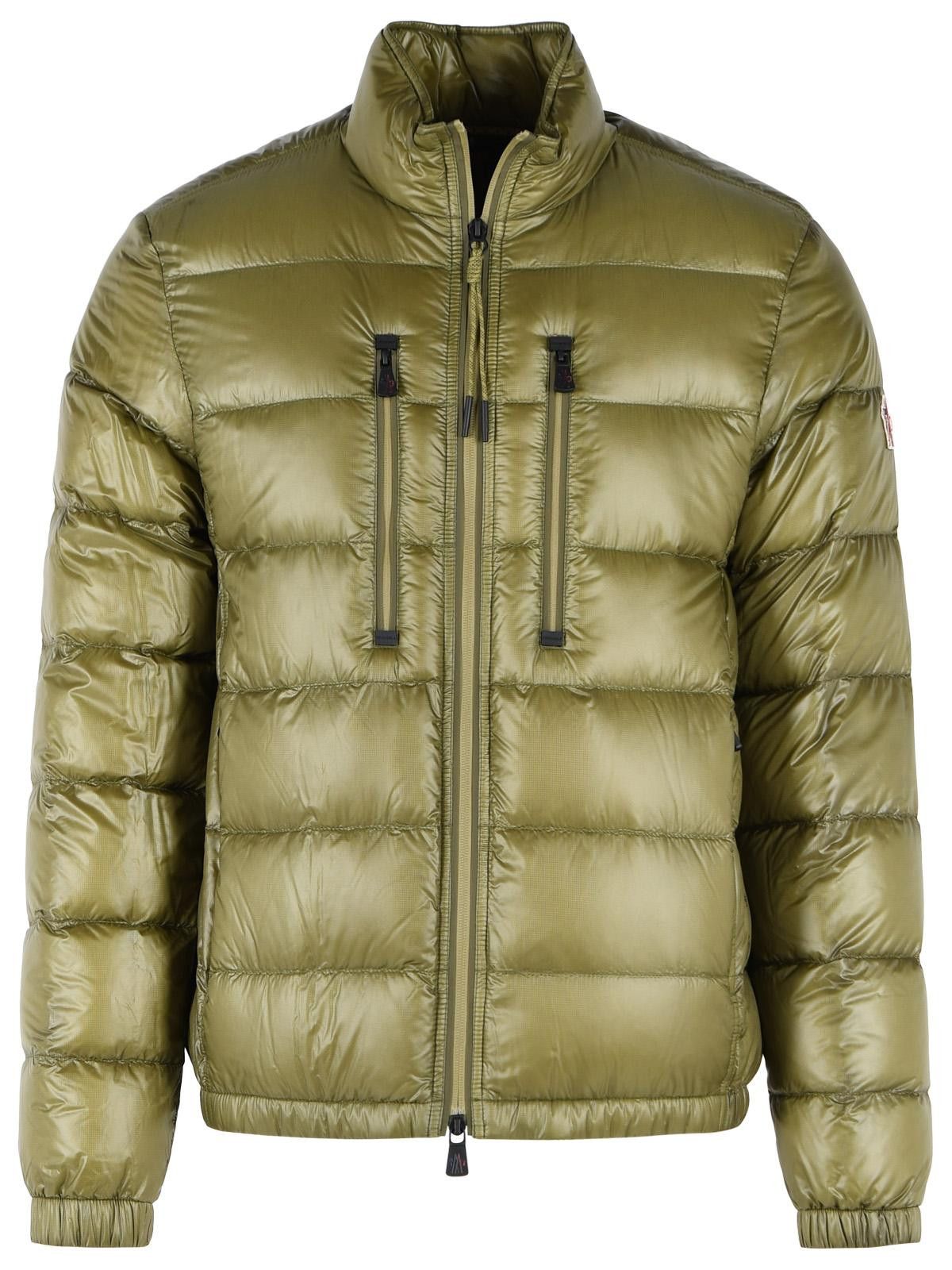 Moncler Grenoble MONCLER GRENOBLE Foldable Short 'Orres' Olive Green Polyamide Down Jacket Size US XL / EU 56 / 4 - 1 Thumbnail
