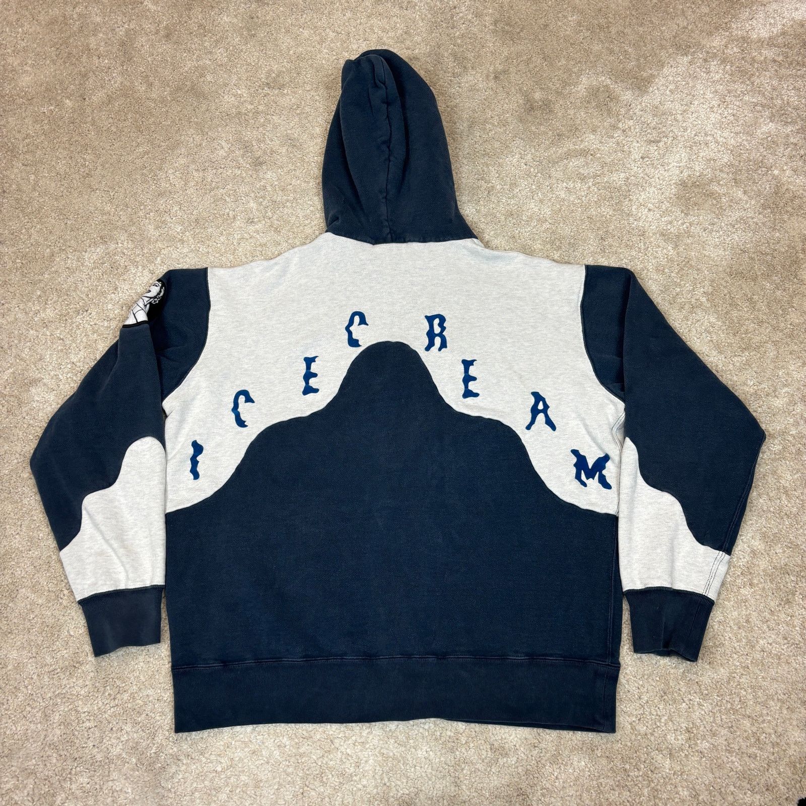 Billionaire Boys Club × Icecream × Pharrell Rare Vintage Ice Cream Billionaire Boys Club Full Zip Hoodie Size US L / EU 52-54 / 3 - 3 Thumbnail