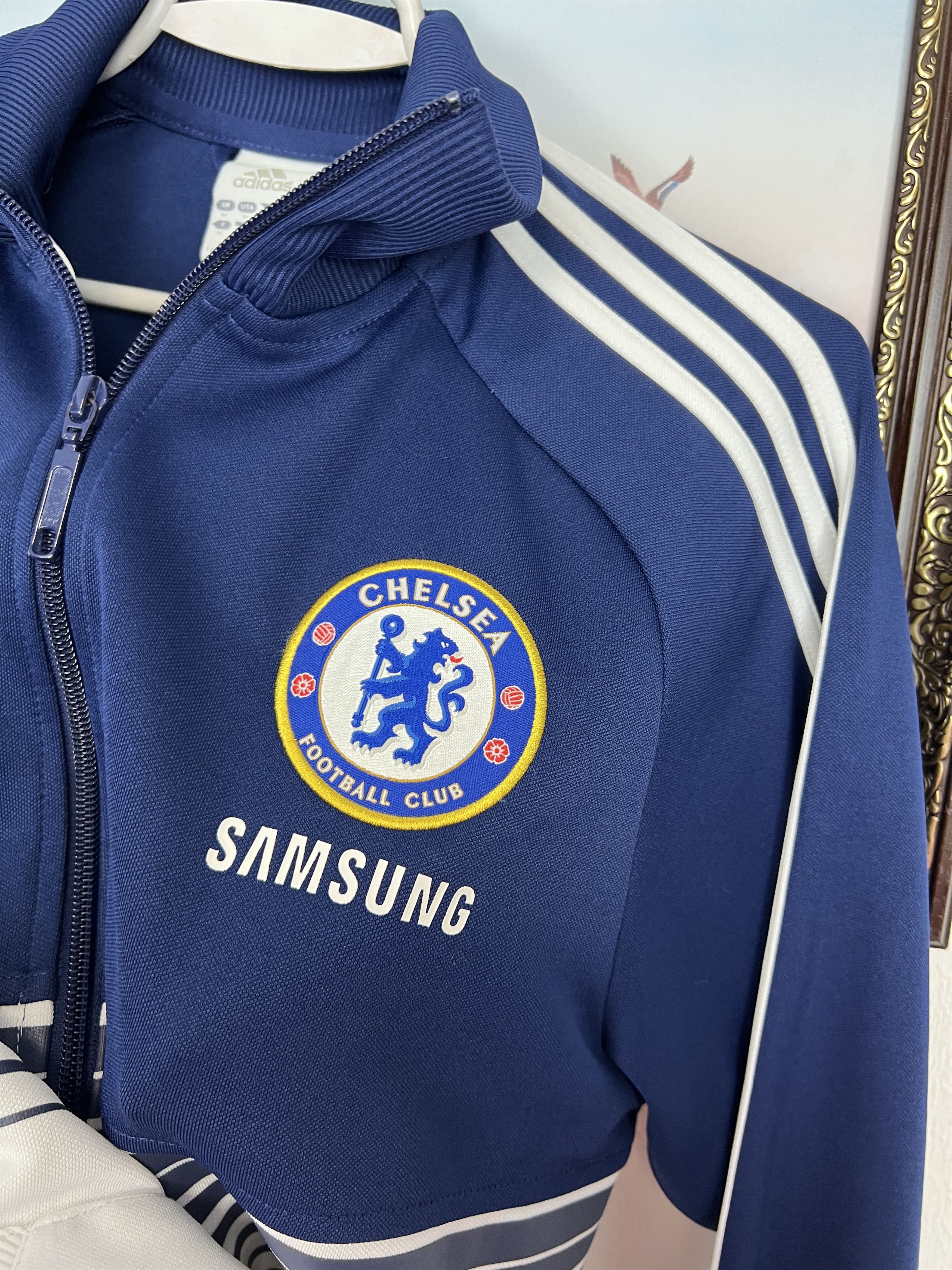 Adidas Vintage Adidas Chelsea Football Jacket Soccer Size US M / EU 48-50 / 2 - 3 Thumbnail