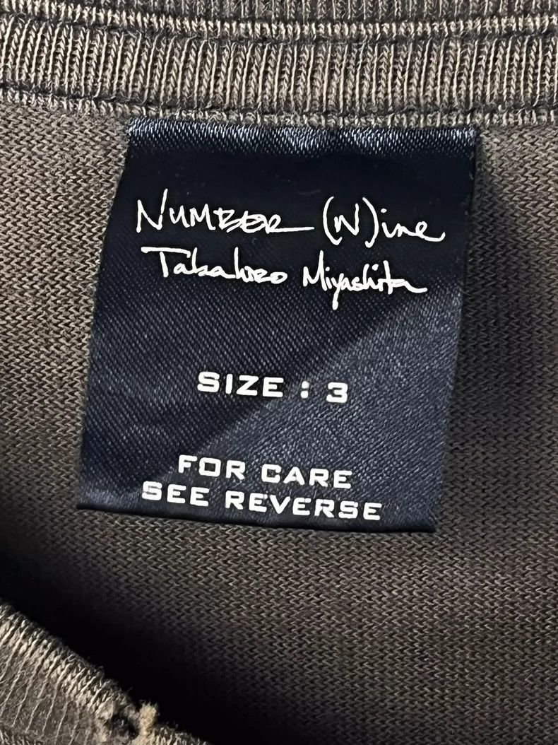 Number (N)ine Number (N)ine04aw anti-war short-sleeved tee 2503-Nextarrow Size US L / EU 52-54 / 3 - 2 Thumbnail