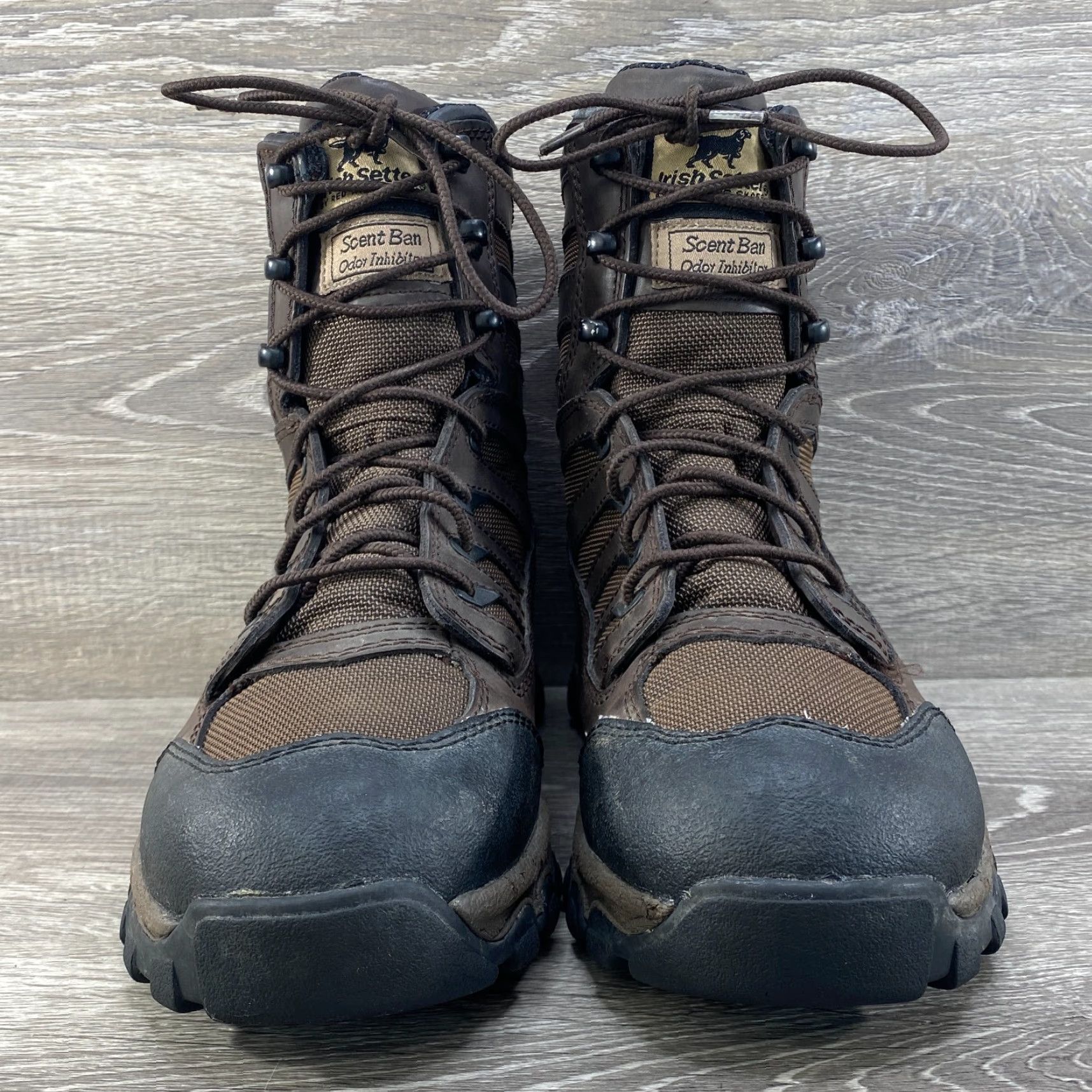 Vintage Irish Setter by Red Wing Womens 8.5 Brown Leather Hunting Boots 600 Gram Thinsulate Ultra Insulated Ultra Dry Waterproof Scent Ban Size US 9 / IT 39 - 4 Thumbnail