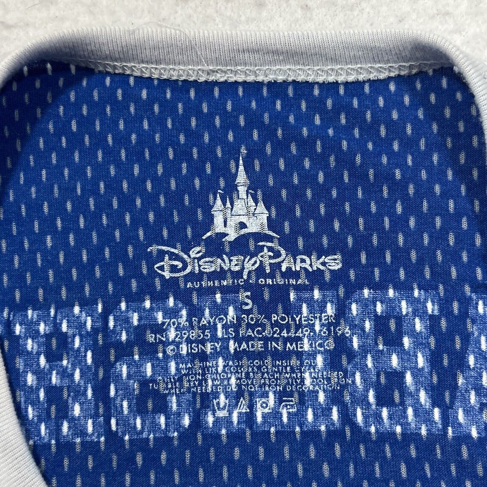 Disney Disney Parks Lilo & Stitch 02 Jersey Style Mesh Graphic Tee Size S / US 4 / IT 40 - 3 Thumbnail