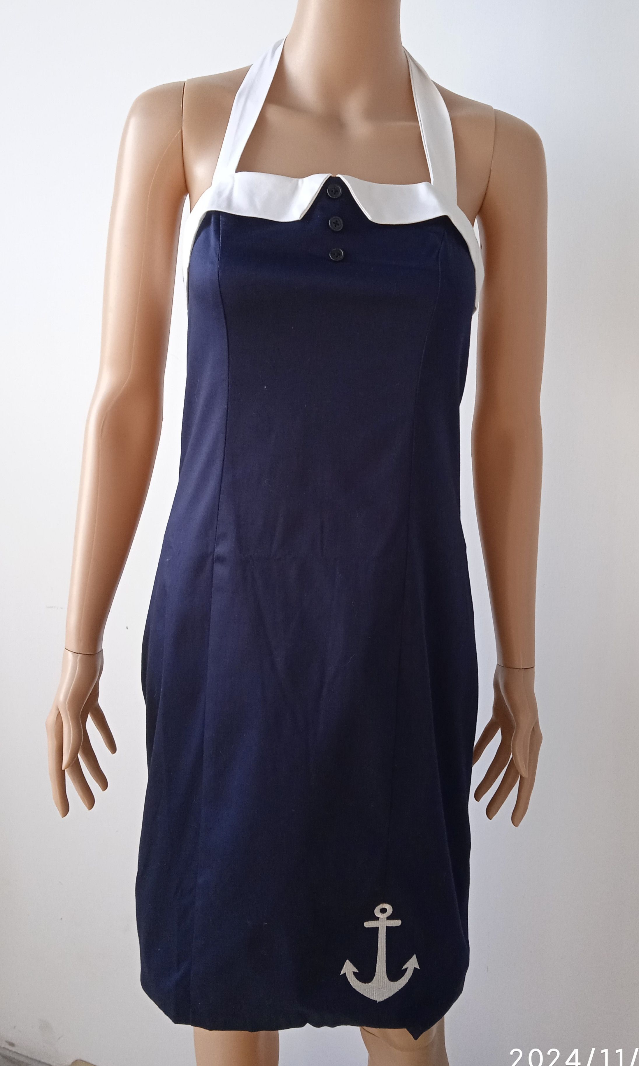 Other Women dress Dark Blue Strapless Hanging Neck dress Size M / US 6-8 / IT 42-44 - 1 Thumbnail