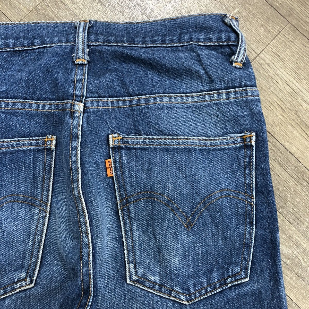 Levi's × Levi's Vintage Clothing × Vintage 🇯🇵Vintage 80s Levis 517 Orange Tab J02 Bootcut Flared Jeans Size US 28 / EU 44 - 11 Thumbnail