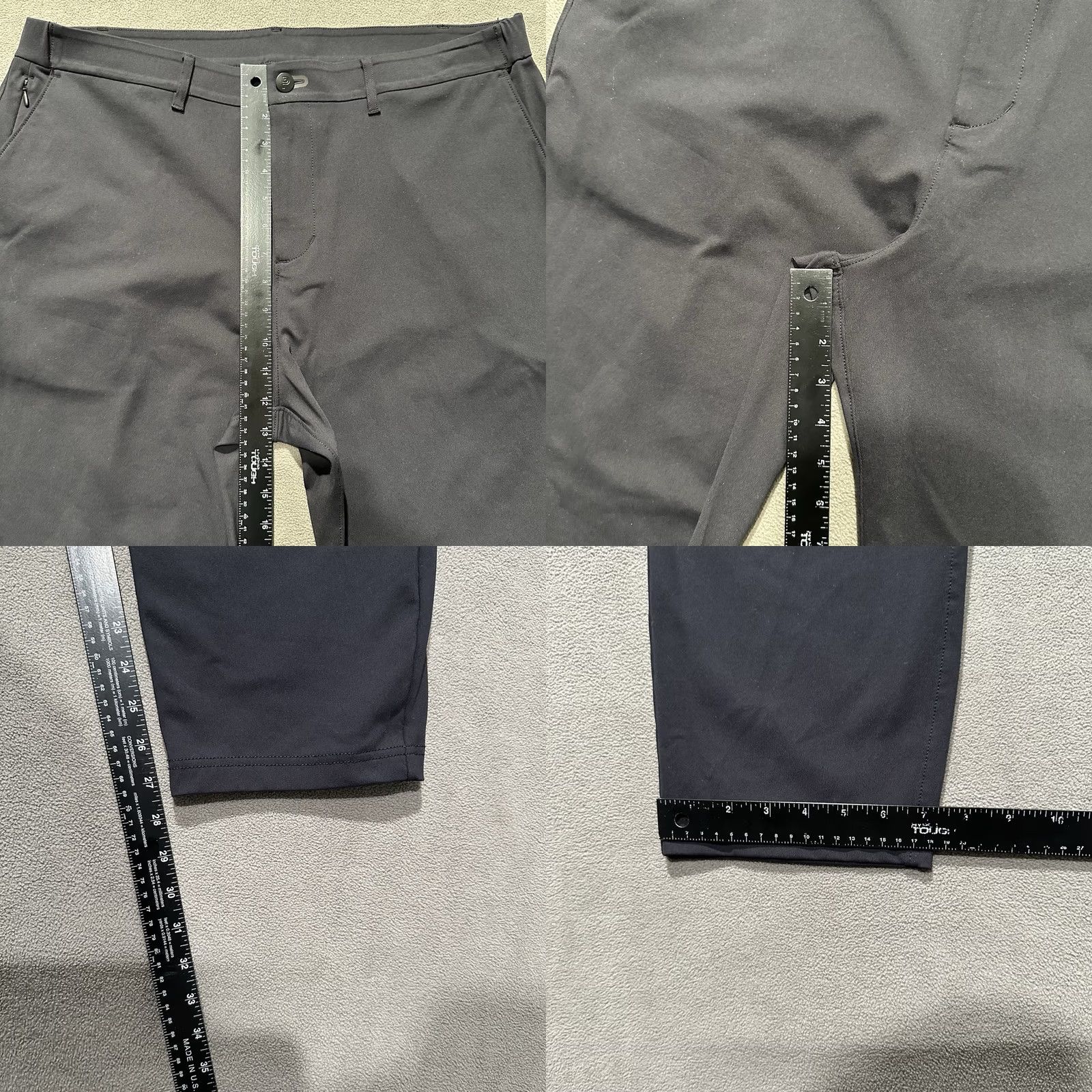 Vintage Public Rec Pants Men Black 38x30 36x27.5 Performance Stretch All Day Every Day Size US 38 / EU 54 - 9 Thumbnail
