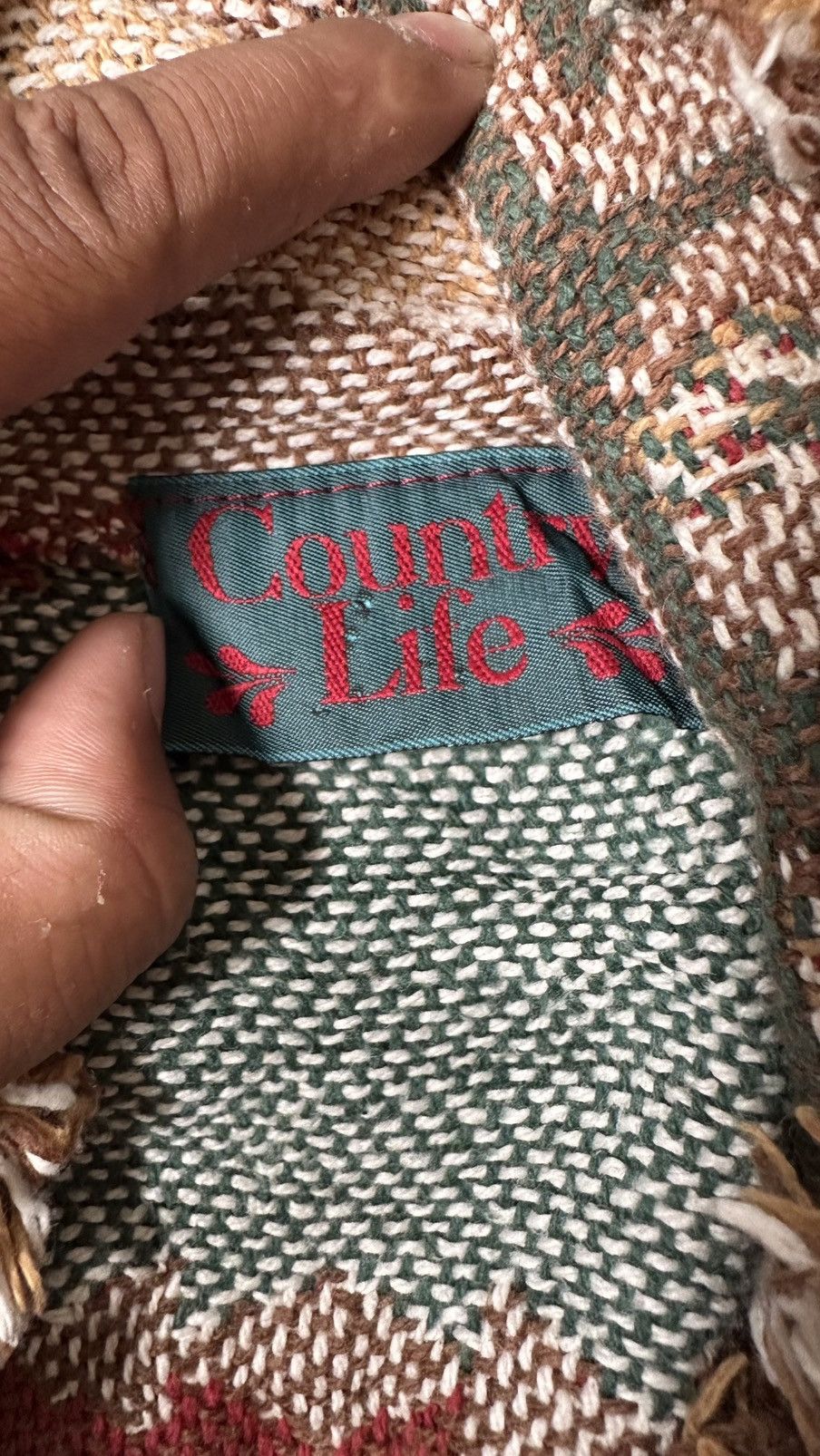 Vintage VINTAGE COUNTRY LIFE BLANKET VEST AZTEC NATIVE Size 40S - 9 Thumbnail