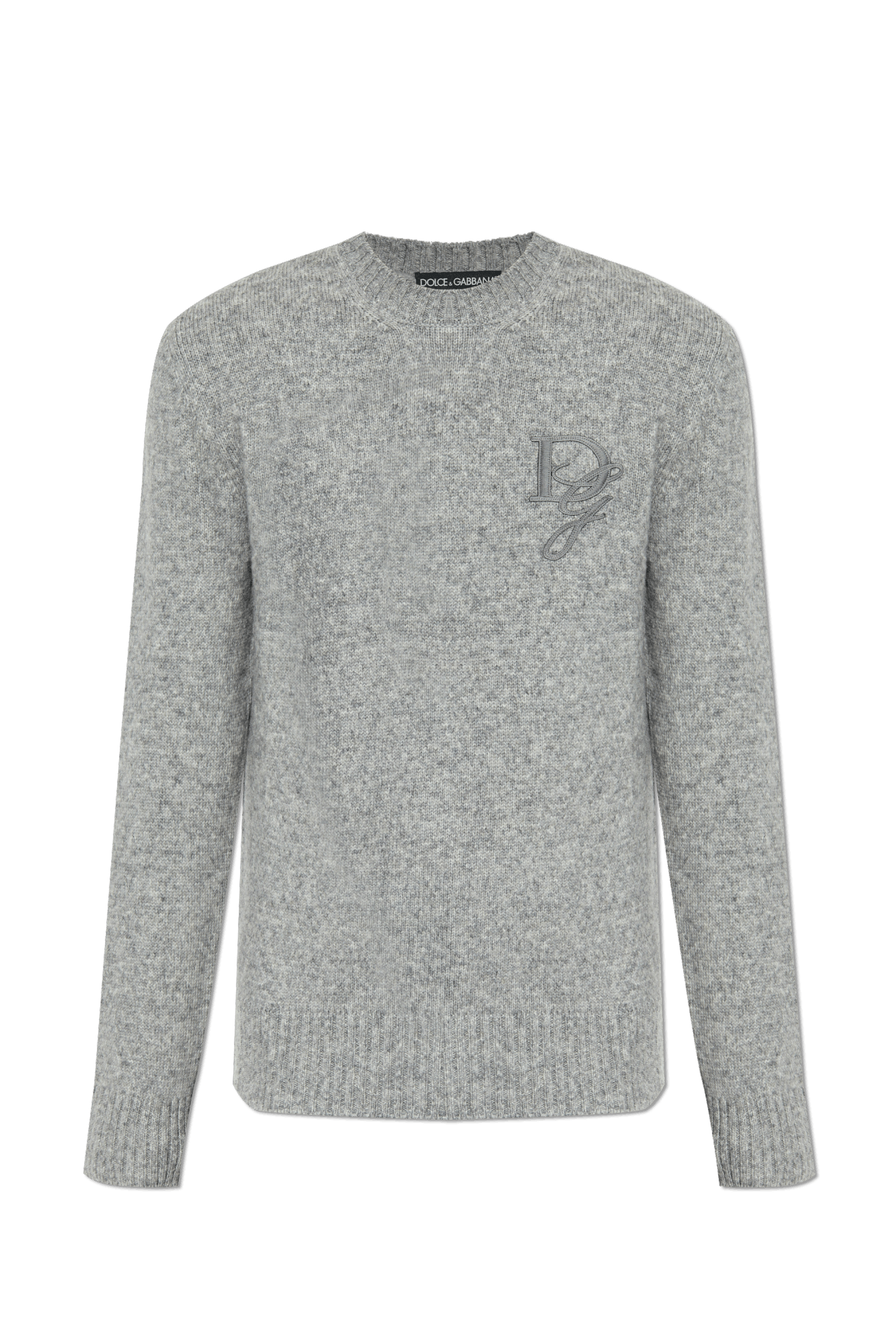 Dolce & Gabbana o1s22i1n0225 Roundneck Sweater in Grey Size US M / EU 48-50 / 2 - 1 Thumbnail