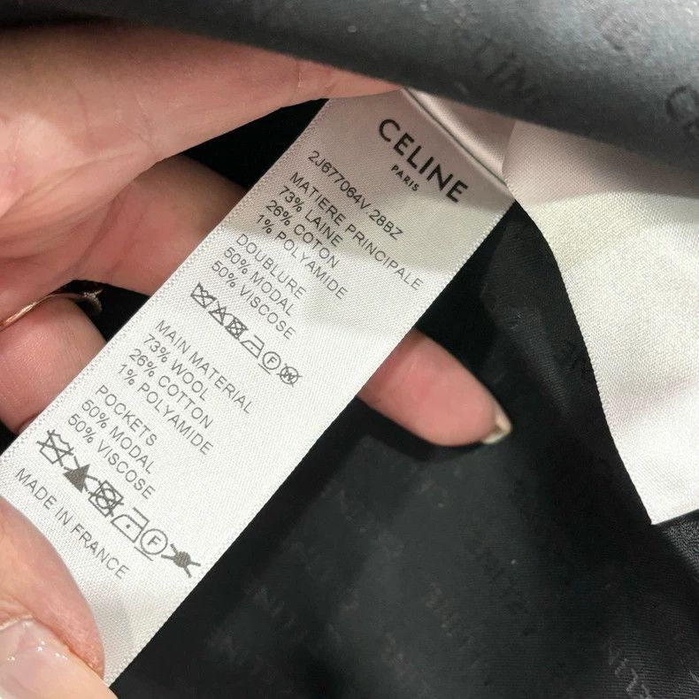 Celine Celine Houndstooth Wave Skirt Size 36 Size 34" / US 12 / IT 48 - 7 Thumbnail