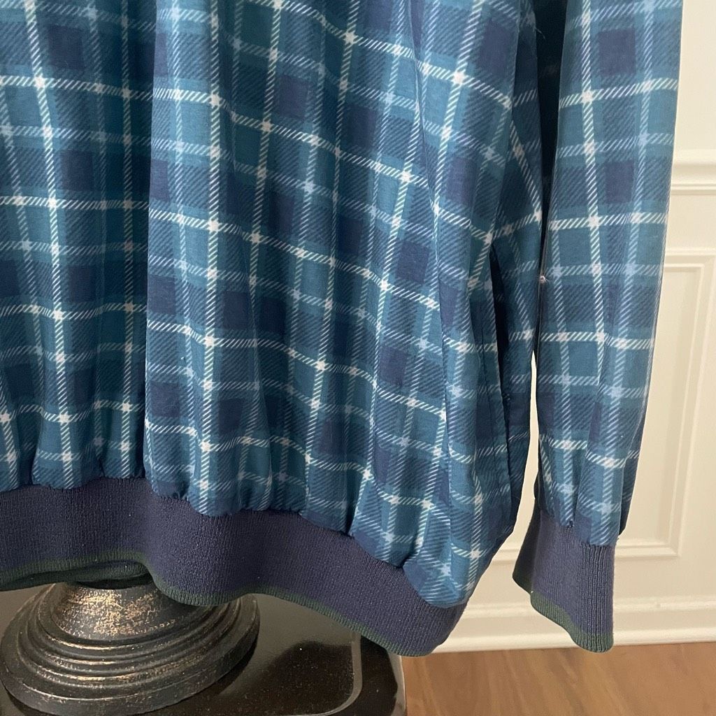 Izod Vintage 90s Izod Plaid Golf Pullover Soft Shell Windbreaker Size US XL / EU 56 / 4 - 5 Thumbnail