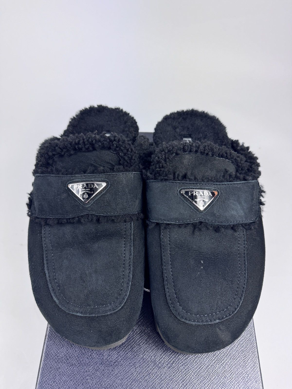 Prada PRADA LOGO SLIP ONS Size US 10 / EU 43 - 1 Thumbnail