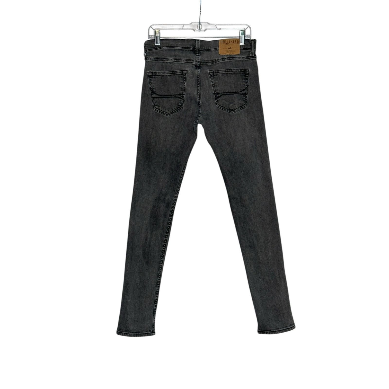Hollister Hollister gray distressed super skinny jeans size 30 Size 30" / US 8 / IT 44 - 11 Thumbnail
