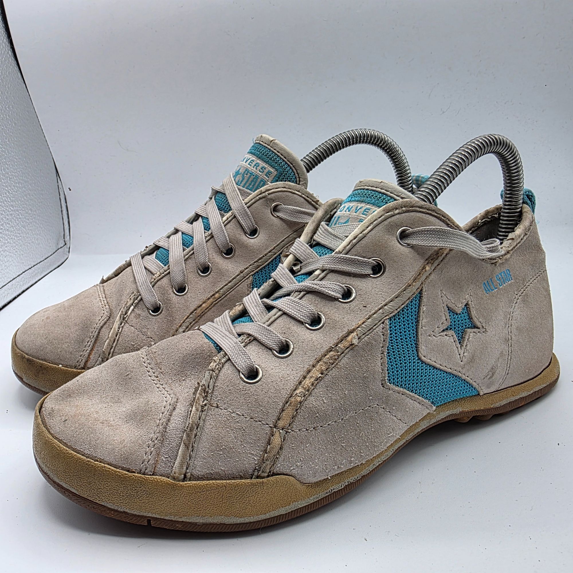 Converse Converse All Star Womens Size 8 Gray Teal Low Top Sneakers C Size US 8 / IT 38 - 3 Thumbnail