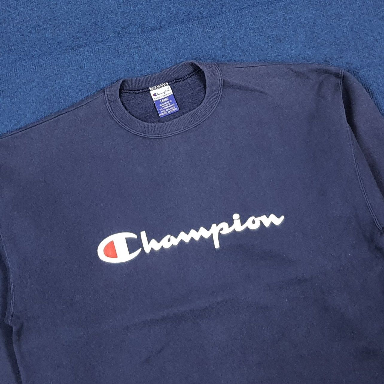 Carhartt Vintage Champion Embroidered Spell Out Crewneck C293N8 Size US L / EU 52-54 / 3 - 2 Thumbnail