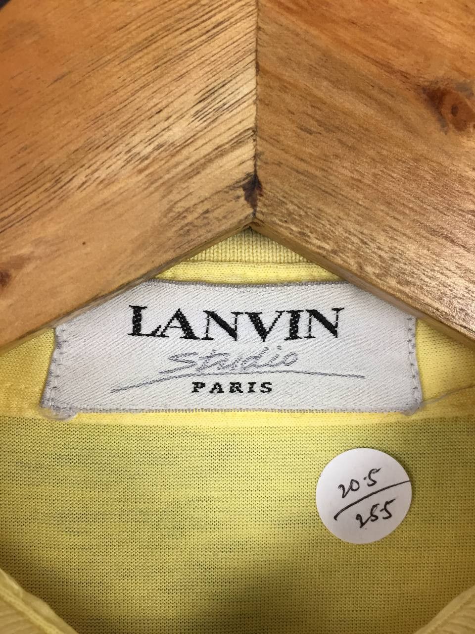 Lanvin Vtg Lanvin Studio Paris Popover Half Placket Polo Shirt Size US M / EU 48-50 / 2 - 12 Thumbnail