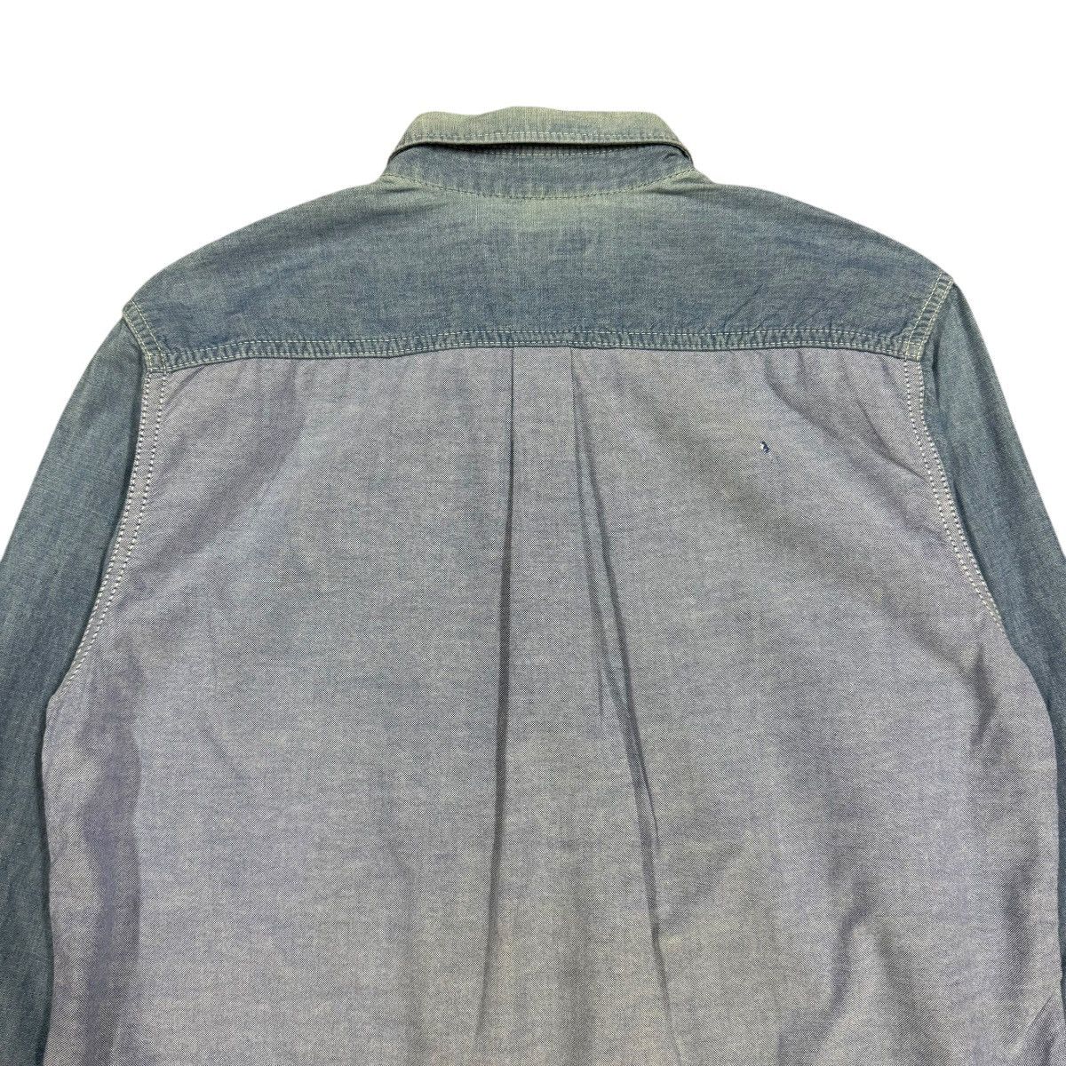 Comme des Garcons Homme Comme Des Garcons Homme Chambray 2 Tone Shirt Button Ups Size US S / EU 44-46 / 1 - 7 Thumbnail