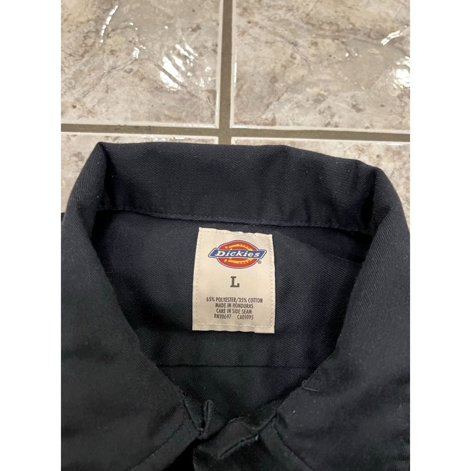 Dickies Dickies Black Long Sleeve Shirt Mens L Twill Work Shirt Uniform Mechanic Size US L / EU 52-54 / 3 - 4 Thumbnail