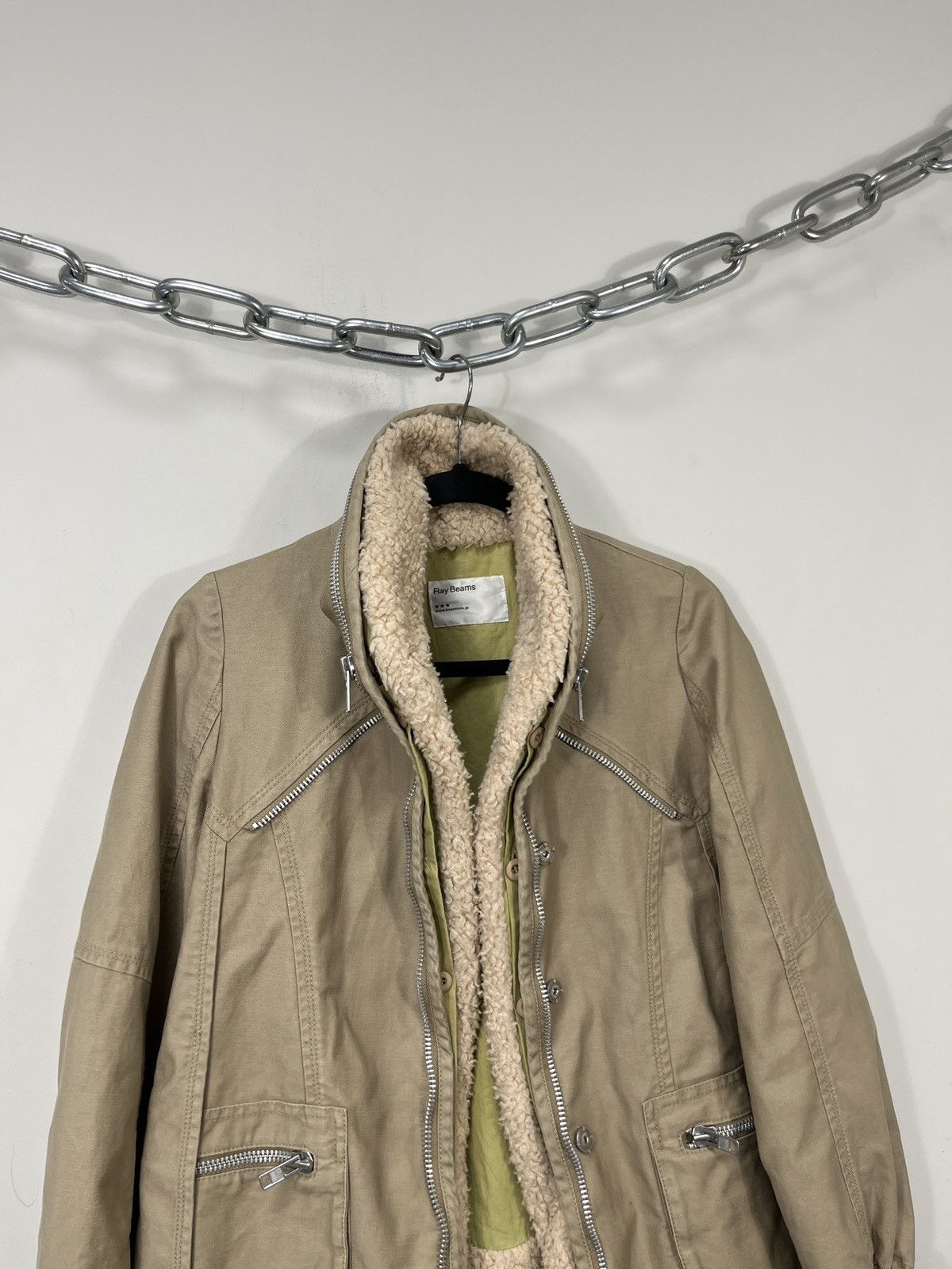 Beams Plus Ray Beams Vintage 2 in 1 Very Rare Zip Avant Garde Jacket Size M / US 6-8 / IT 42-44 - 3 Thumbnail
