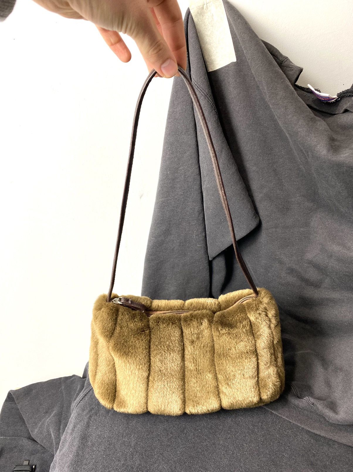 Vintage Vintage Fuzzy Mohair Y2K Bag Japan Style Ushanka Size ONE SIZE - 1 Thumbnail