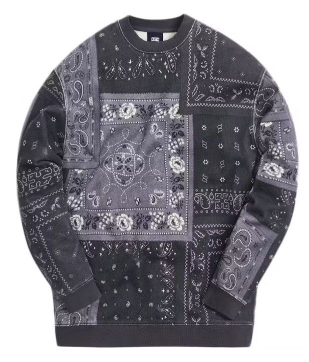 Kith Kith Deconstructed Bandana Crewneck - XL Size US XL / EU 56 / 4 - 1 Thumbnail