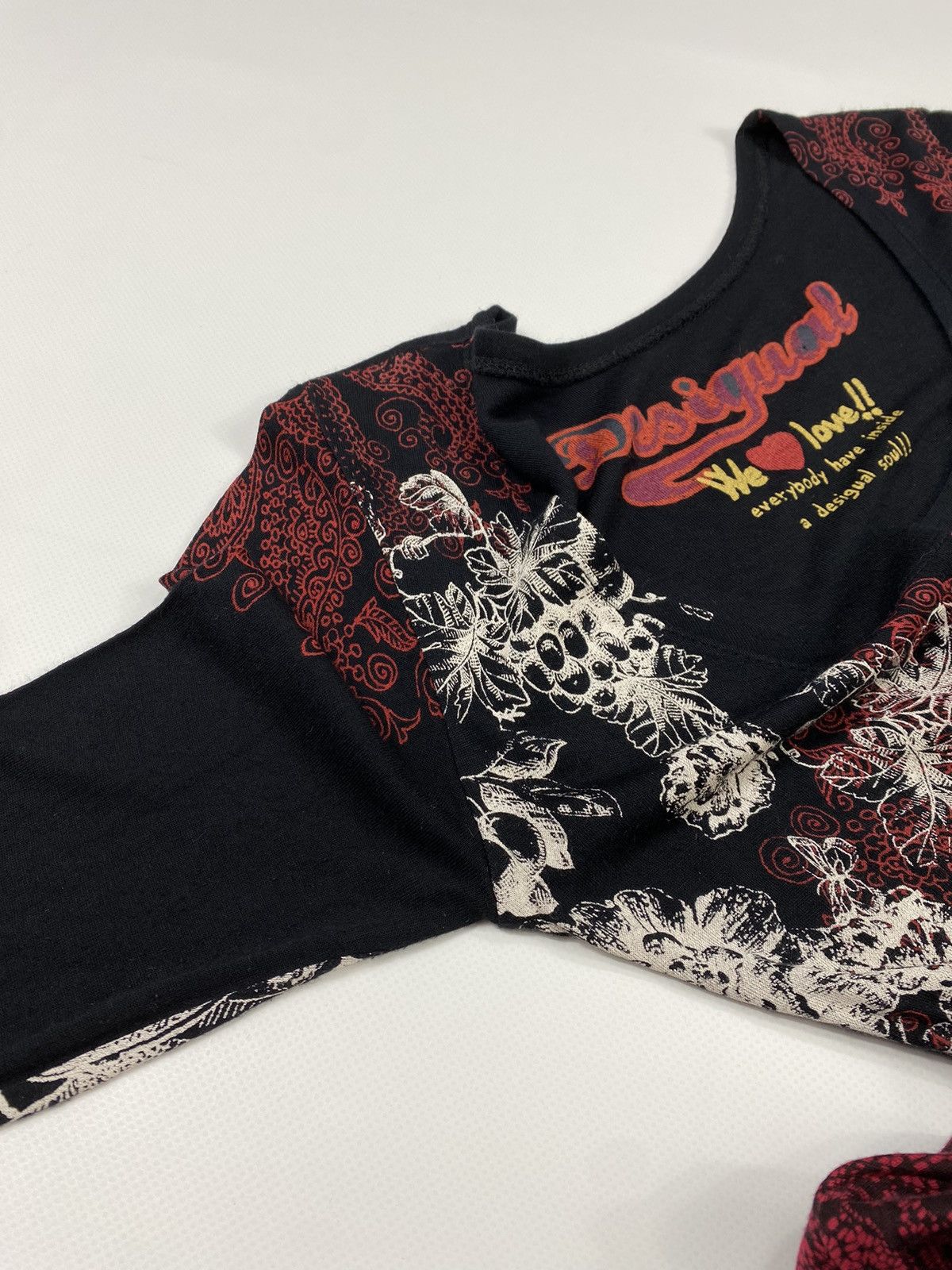 Desigual 🔥LASTDROP🔥 Gothic Bloody Florals Velour Viscose Guipure Size S / US 4 / IT 40 - 10 Thumbnail