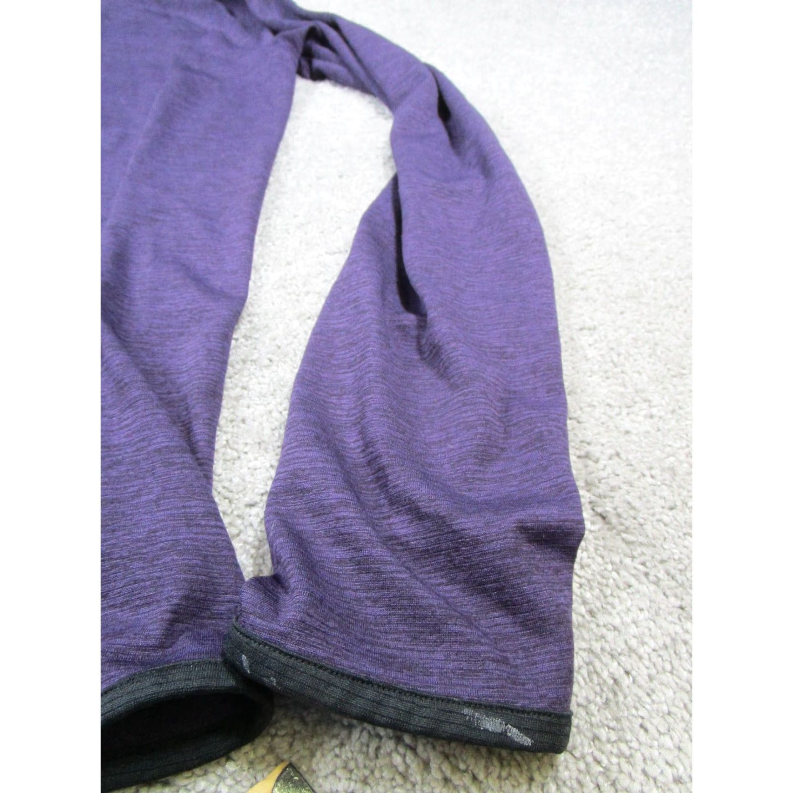Under Armour Under Armour Running Sweater Womens Large Purple 1/4 Zip Mock Neck Activewear Pullover Size L / US 10 / IT 46 - 7 Thumbnail