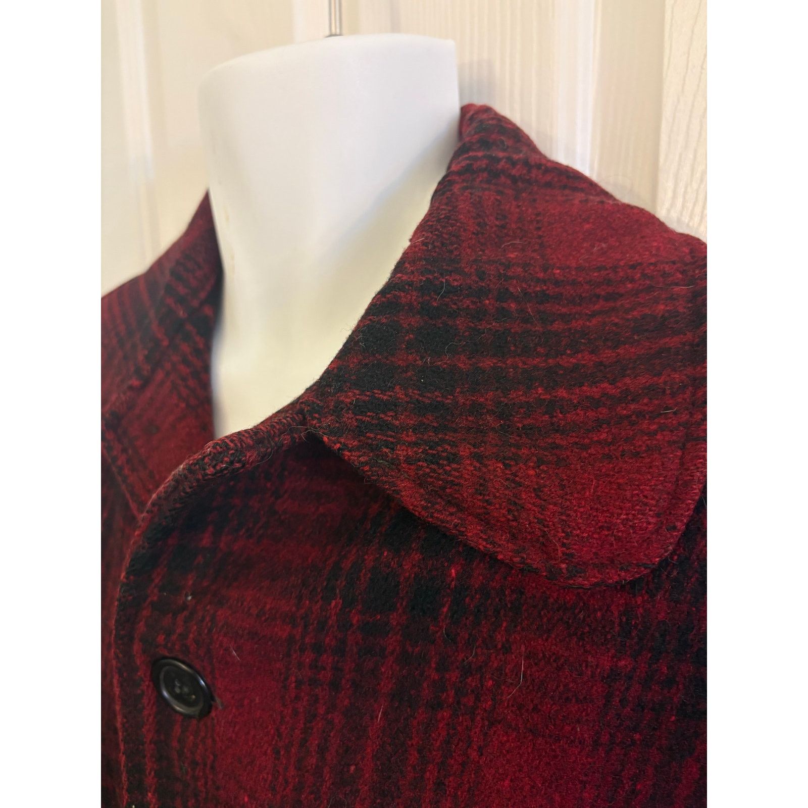 Carter's H W Carter & Sons Vintage Buffalo Plaid Coat Size Large Size US L / EU 52-54 / 3 - 4 Thumbnail