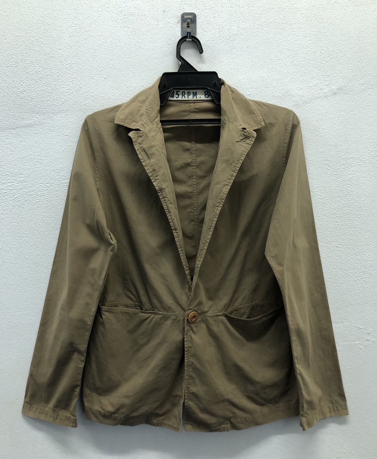 45rpm 45RPM Khaki Cotton Blazer Jacket – Size 3 – Made in Japan Size M / US 6-8 / IT 42-44 - 2 Thumbnail