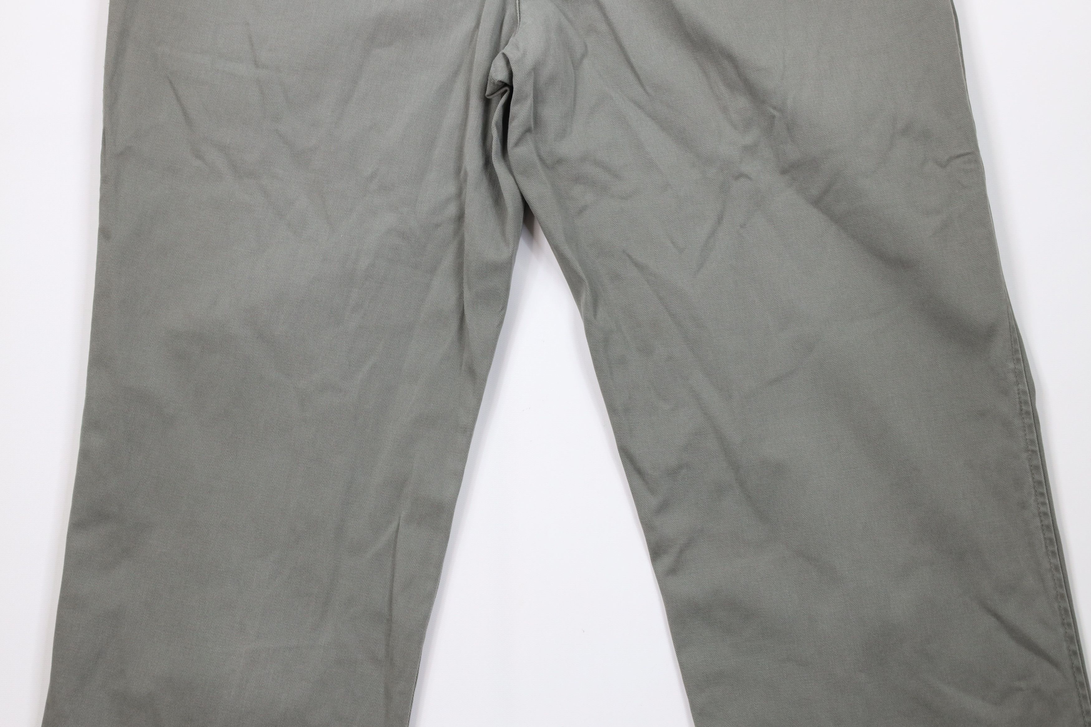 Eddie Bauer Vintage 90s Eddie Bauer Pleated Wide Leg Chino Pants Green Size US 40 / EU 56 - 15 Thumbnail