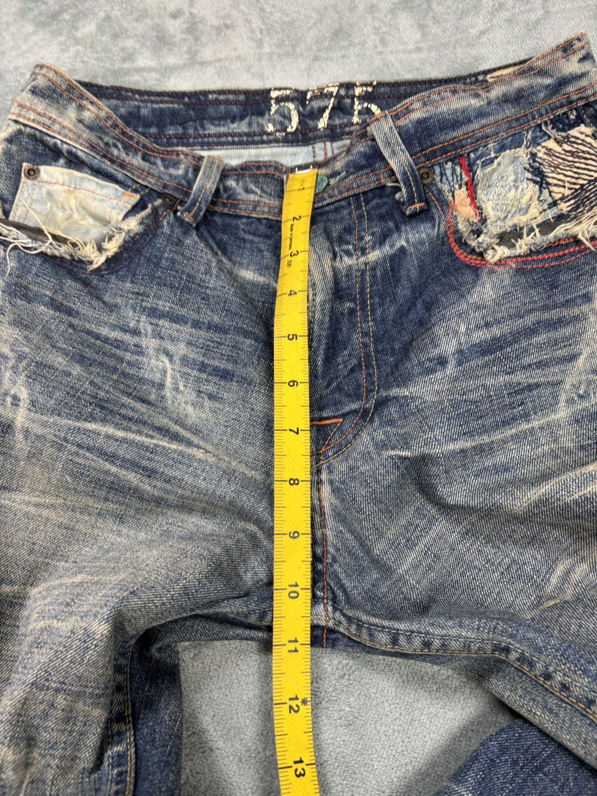 Other 575 Distressed Flared Denim Jeans. S016 Size US 29 - 18 Thumbnail