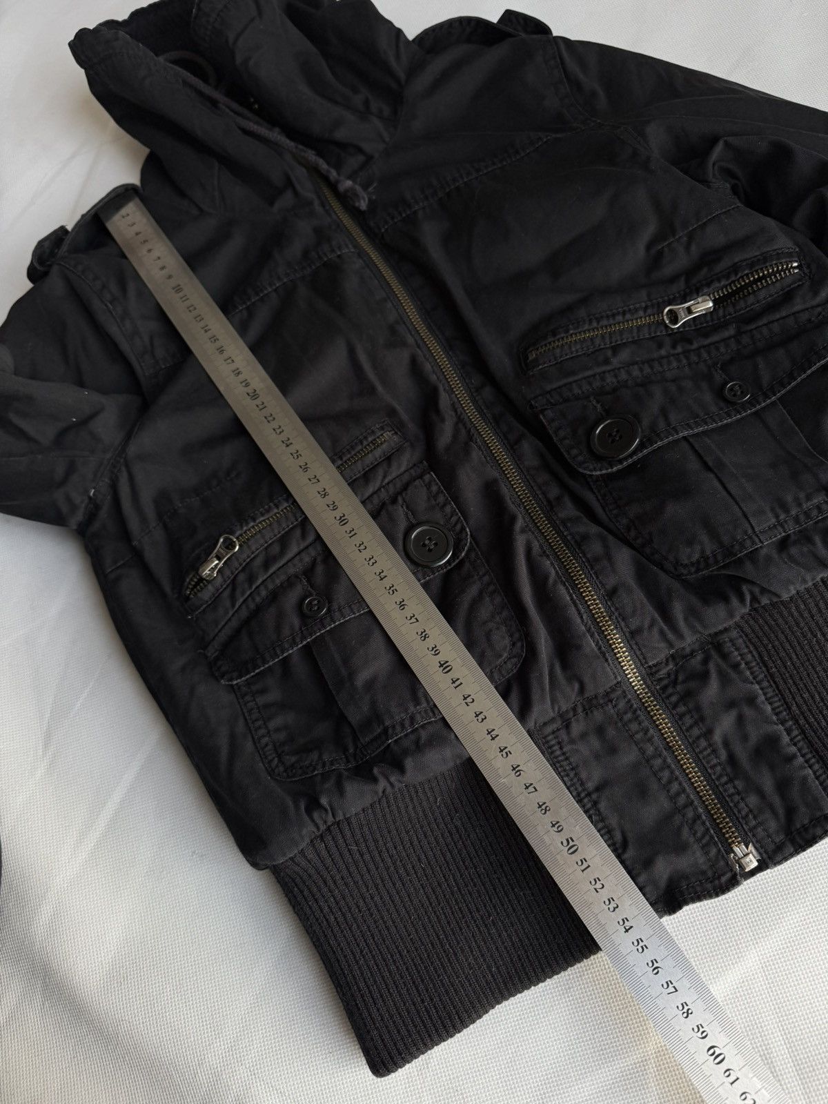 If Six Was Nine Vintage Y2K MkBomber Motorcycle Fur Collar Avantgarde Jacket Size US M / EU 48-50 / 2 - 15 Thumbnail