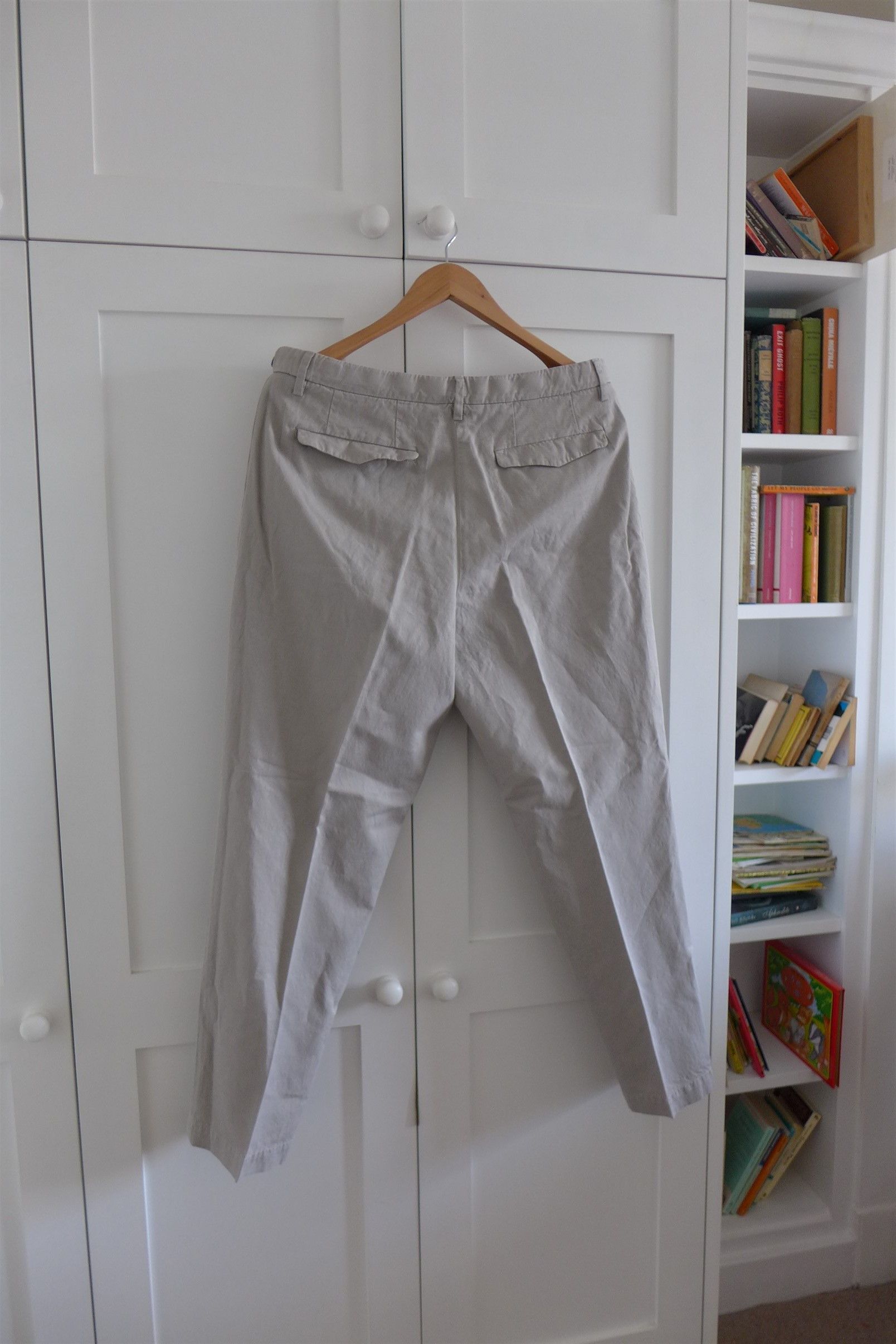 Barena Barena Masco Vignola Trousers -- Perla Cotton-Linen Size US 36 / EU 52 - 2 Thumbnail