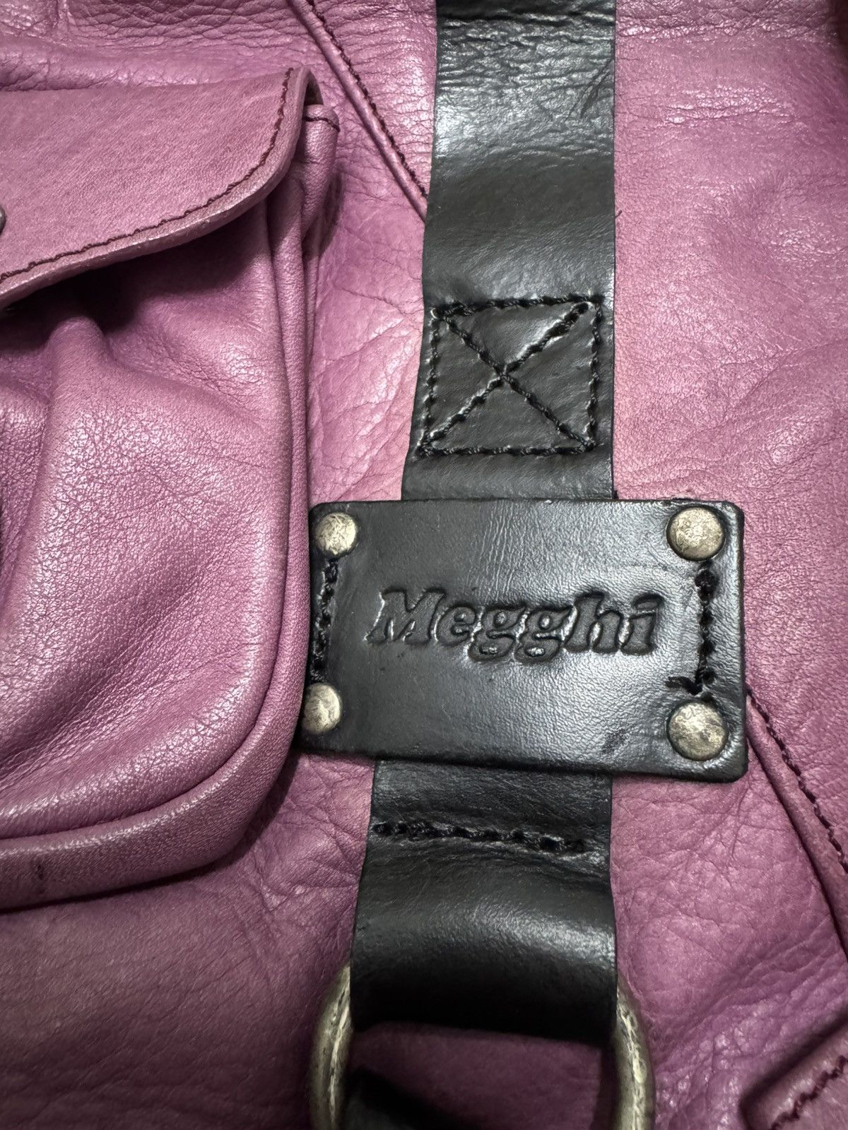 Leather MEGGHI FULL LEATHER MADE IN ITALY SHOULDER BAG Size ONE SIZE - 7 Thumbnail