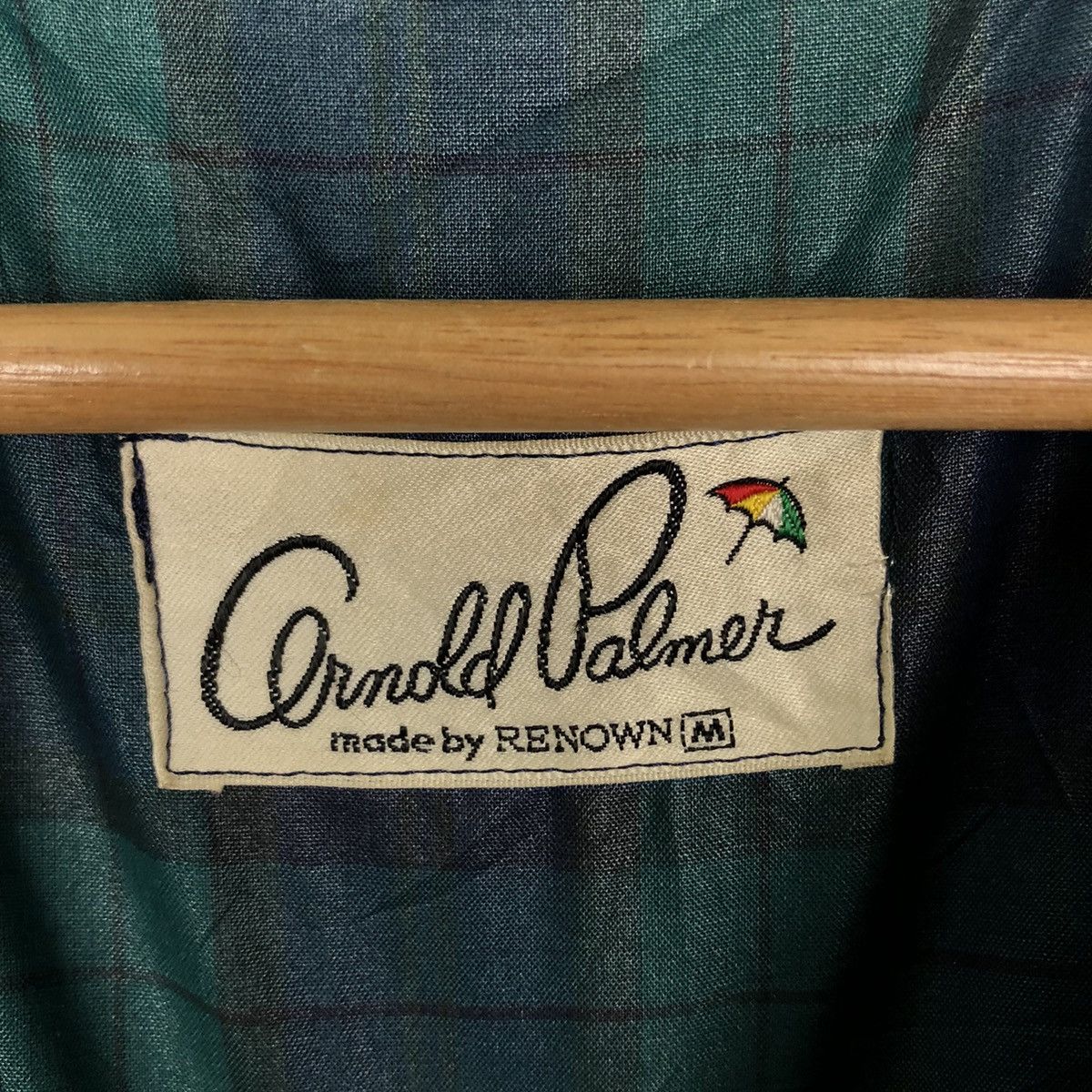Japanese Brand VINTAGE CARDIGAN BOMBER JACKET ARNOLD PALMER TARTAN DESIGN Size US M / EU 48-50 / 2 - 12 Thumbnail