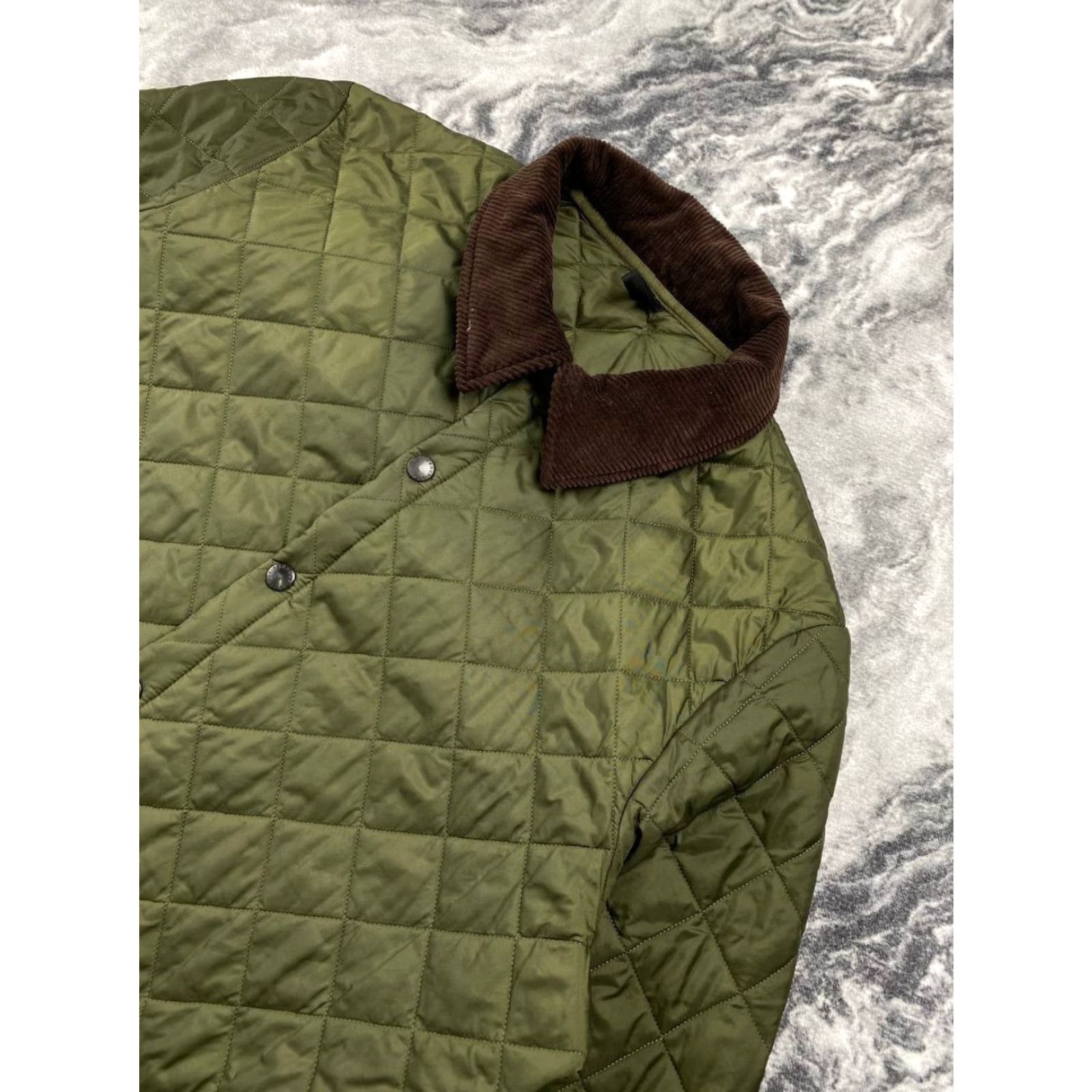 Barbour Barbour Liddesdale Jacket Men 2XL Green Barbour Liddesdale Quilted Jacket Coat Fall Winter Wool Polyester Polyamide Casual Vintage: No Size US XXL / EU 58 / 5 - 3 Thumbnail