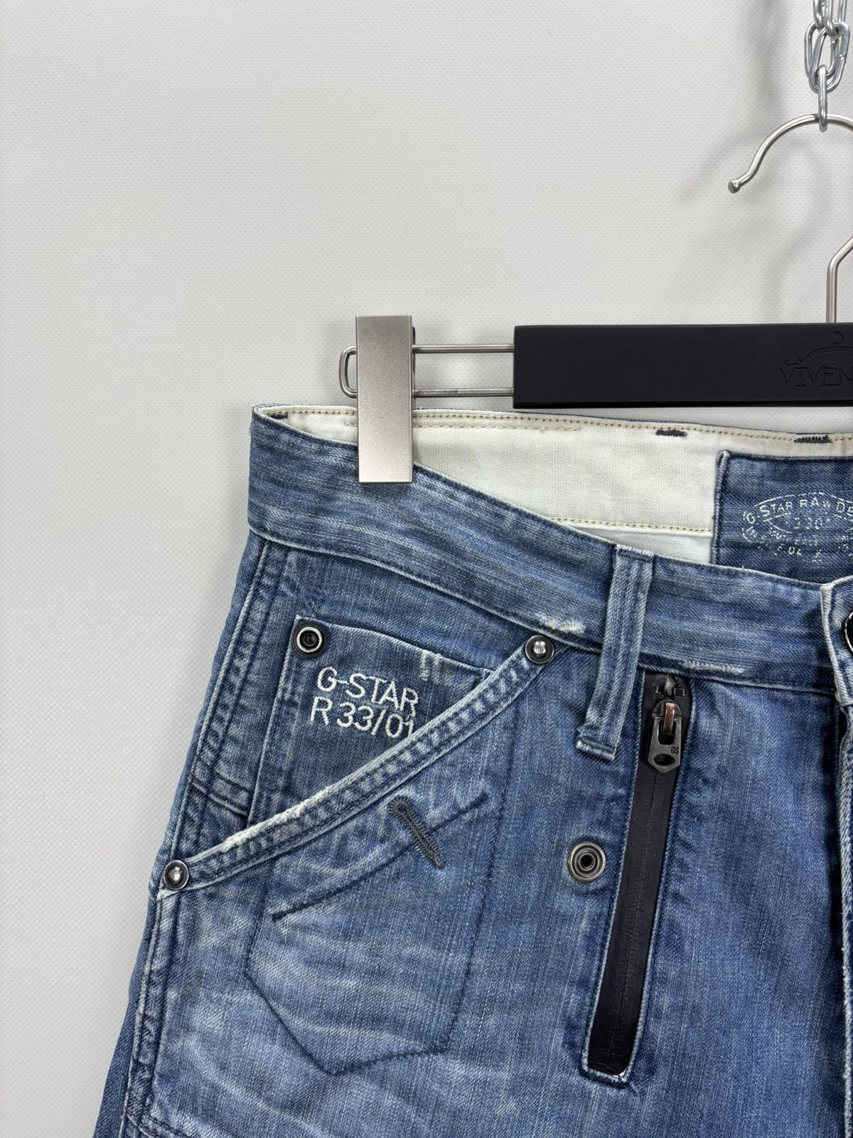 G-Star Mens jeans Y2k G Star Raw Size 33 Color Blue Size US 33 - 5 Thumbnail