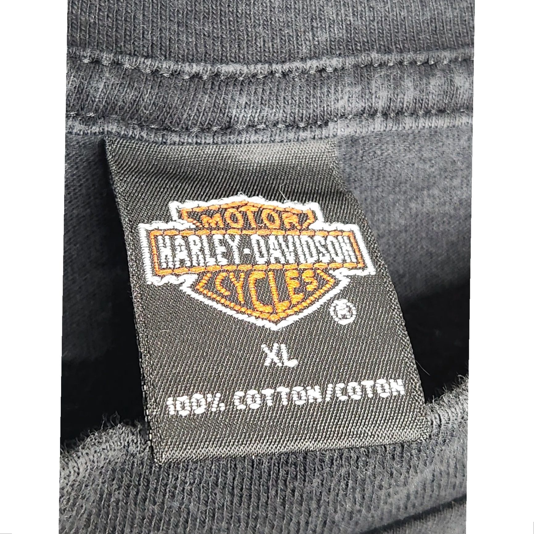 Harley Davidson VINTAGE Harley Davidson Flames Wings Double Sided Black XL Shirt Mens UAD Size US XL / EU 56 / 4 - 3 Thumbnail