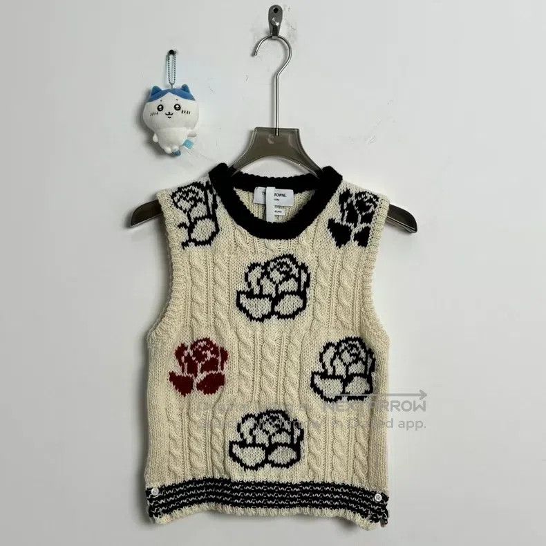 Thom Browne Thom Browne Floral printed wool vest Size M / US 6-8 / IT 42-44 - 1 Thumbnail