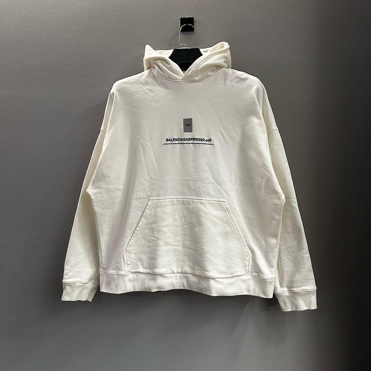 Balenciaga Balenciaga PDF Logo Hoodie Size S Size US S / EU 44-46 / 1 - 1 Thumbnail