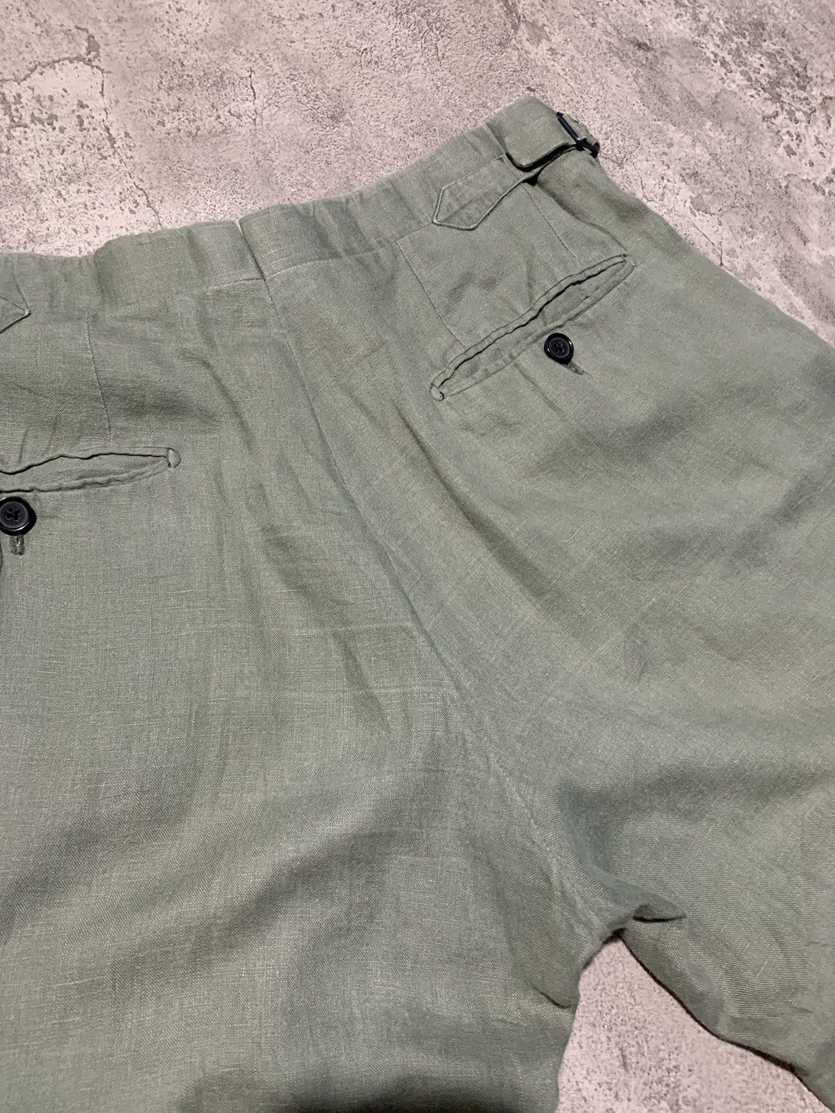 P. Johnson P.Johnson army green linen gurkha pants Size US 30 / EU 46 - 10 Thumbnail